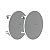 Par Caixas Jbl Arandelas Embutir Gesso 6co3r+ Redonda 140w - Imagem 1