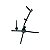 Suporte On Stage Para Sax Alto/Tenor Haste Flauta SXS7101B - Imagem 1
