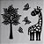 Composição de parede - Árvore e Girafa - Imagem 2