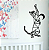 Escultura de parede - Gato com lua - Imagem 1