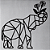 Escultura de parede - Elefante com flores - Imagem 2