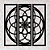 Composição de parede - Mandala círculos - Imagem 2