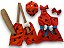 Kit Fantasia BAMBAM + PEDRITA (Flintstones) - Imagem 1