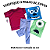Kit Camisetas Monstros S.A adulto + Fantasia BOO infantil - Imagem 2