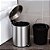 Cesto De Lixo 3l Inox C/ Pedal Abre Tampa Banheiro E Cozinha - Imagem 3