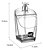 Dispenser / Porta Detergente E Esponja 18cm Transparente Transparente - Imagem 7