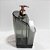 Dispenser Porta Detergente E Esponja Preto 18cm 500ml Uz Preto - Imagem 2