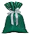 Saco de Presente Soft Touch Verde Bandeira - Imagem 1