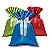 Saco Para Presente Varias Cores Soft Touch Texturizado 50un Azul - Imagem 3