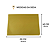 Papel De Seda 48x60 Pacote C/100 Folhas Dourado - Imagem 3