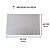 Papel De Seda 48x60 Pacote C/100 Folhas Prata - Imagem 3