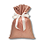 Saco de Presente Soft Touch Champanhe - Imagem 1