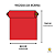 Papel De Presente Vermelho Bobina 60 Cm X100 M - Imagem 3