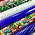 Papel De Presente Listras E Estrelas Azul Bobina 60 Cm X100 M - Imagem 5