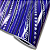 Papel De Presente Listras E Estrelas Azul Bobina 60 Cm X100 M - Imagem 1