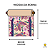 Papel De Presente Borboleta Floral Bobina 60 Cm X100 M - Imagem 3