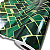 Papel De Presente Belgica Verde Bobina 60 Cm X100 M - Imagem 1