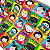Papel De Presente Infantil Crianças Bobina 60 Cm X100 M - Imagem 1