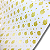 Papel De Presente Folha Dourada Bobina 60 Cm X100 M - Imagem 2
