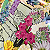 Papel De Presente Floral Bobina 60 Cm X100 M - Imagem 2