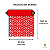 Papel De Presente Chevron Vermelho Bobina 60 Cm X100 M - Imagem 2