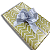 Papel De Presente Chevron Dourado Bobina 60 Cm X100 M - Imagem 2