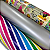 Papel De Presente Prata Bobina 60 Cm X100 M - Imagem 5