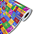 Papel De Presente Couche Bobina 40cm X 100m - Imagem 6