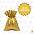Saco Presente Soft 35X55 50 Unidades Embalagem Luxo Grande Dourado - Imagem 5