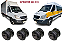 KIT DE BUCHAS BIELETA ESTABILIZADOR  TRASEIRO SPRINTER  515 RODAGEM DUPLA  2013  A 2019 - Imagem 1