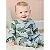 Kit Macacão Carters child of mine, 2 pecas Dinossauro e Listras Azul - 3-6M - Imagem 2