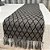 Peseira Manta Xale Decorativa Para Cama 2,10m x 45cm - Imagem 14