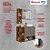 GABINETE BANHEIRO IBIZA - TITANIUM/NATURALLE - Imagem 3