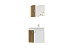 Conjunto para Banheiro MUNIQUE - BRANCO/RIPADO - Imagem 2