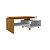 Mesa de Centro Decorativa Lima para Sala Tampo Duplo Design Moderno - Naturalle/Off - Imagem 3