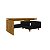 Mesa de Centro Decorativa Lima para Sala Tampo Duplo Design Moderno - Naturalle/Preto - Imagem 5