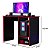 Mesa Gamer Escrivaninha Px  - Vermelho  - J&A Móveis - Imagem 2