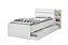 Cama Jade C/ 2 Gavetas e Cama Auxiliar - Branca - J & A Móveis - Imagem 4