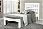 Cama Solteiro Laila 100% MDF Branca -  JA Móveis - Imagem 1