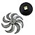 KIT HÉLICE + TRAVA P/ VENTILADOR WAP FLOW FW009218 FW009219 - Imagem 1