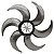 HÉLICE CINZA 6P 30CM ORIGINAL P/ VENTILADOR MALLORY TS30 . - Imagem 2