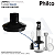LÂMINA PRETA PICADOR ORIGINAL P/ MIXER PHILCO PMX2000 1000 - Imagem 2