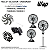 KIT HELICE + CARENAGEM + OSCILADOR P/ VENTILADOR WAP FLOW FW009218 FW009219 FW009220 FW009221 - Imagem 2