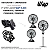 KIT CARENAGEM + OSCILADOR P/ VENTILADOR WAP FLOW FW009218 FW009219 FW009220 FW009221 - Imagem 2