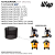 FILTRO ESPUMA P/ ASPIRADOR WAP GTW INOX 12 GTW10 ORIGINAL - Imagem 2