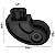 RODA FRONTAL RODÍZIO ORIGINAL P/ ASPIRADOR ROBÔ MONDIAL RB-01 / RB-07 / RB-08 / RB-11 TOP 1 UNIDADE - Imagem 3