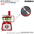 BOTÃO VERMELHO ORIGINAL P/ MULTIPROCESSADOR MONDIAL MPN01/ MPN-01-RF - Imagem 2