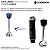 HASTE LÂMINA PRETA ORIGINAL P/ MIXER CADENCE MIX370 - Imagem 2