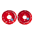 ADEREÇO TIMER + TEMPERATURA VERMELHO AIR FRYER MONDIAL AFN40 AFN50 AFN51 AFN60 AFN80 - Imagem 1