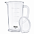 COPO MEDIDOR COM TAMPA MIXER PHILCO PMX2000 PMX1000 ORIGINAL - Imagem 1